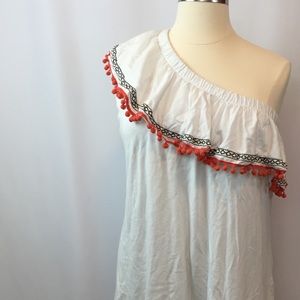 ASOS Curve Size 20 One Shoulder Beach Dress